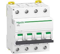 Schneider Electric - Acti9 iDT40N - disjoncteur modulaire - 4P - 40A - courbe C - 6000A/10kA - A9P24440