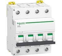 Schneider Electric - Acti9 iDT40N - disjoncteur modulaire - 4P - 63A - courbe C - 6000A/10kA - A9P24463