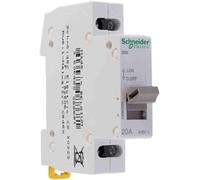 Schneider Electric Interrupteur de commande Acti9 iSW A9S60220 2P 20A 415 V CA sans voyant blanc