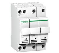 Schneider Electric Acti9 STI 3P+N 10.3x38 500Vac base porte-fusible - A9N15658