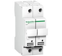 Schneider Electric - Acti9 STI - sectionneur fusible à tiroir - 2P - 25A - pour fusible 10.3x38mm - A9N15651