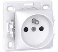 Schneider Electric - Alréa, prise de courant 2P + T, connexion rapide, blanc polaire - ALB61273P