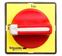 Schneider Electric Arrêt d'urgence/interrupteur principal, montage intermédiaire, 3p, 690 V, 20 A, poignée rouge verrouillable VCCDN20