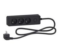 Rallonge Multiprise SCHNEIDER 3 Prises 2P+T Anthracite 1,5m