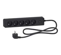 Schneider Electric - Bloc multiprise 5 prises 2P+T - anthracite - Schneider G