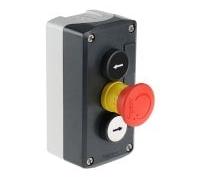 Schneider Electric SC5XALD328 3 Boutons poussoirs Ø 22 mm/Ø 30 Blanc/Rouge/Noir