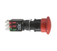 Schneider Electric Bouton D'Arrêt D'Urgence 30mm 1NO 2NC - XB6AS8349B