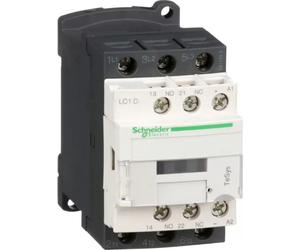 Schneider Electric Contacteur de puissance LC1D 3p, +1S+1Ö, 7.5 kW, 18 A, 400 V AC3, bobine 220 V DC LC1D18MD