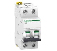 Schneider Electric Disjoncteur Acti9 iC60H 2P 16A 10000A courbe C -A9F89216