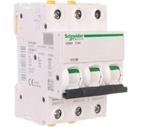 Schneider Electric Disjoncteur de protection de circuit 6 A 3 pôles C (A9F07306)