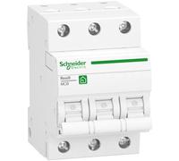 Schneider Electric Disjoncteur miniature, Resi9 CX, 3 pôles, 63A, B, 6kA (R9F23363)