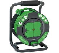 Schneider Electric - Enrouleur Bricolage 25m HO5VVF 3G1,5 IP44, Vert - IMT33145