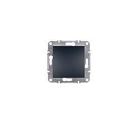 Schneider Electric Interrupteur Asfora Eph0100171 1-pôle 10 AX bornes sans vis encastré Anthracite
