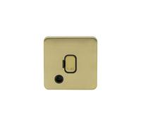 Schneider Electric GGBL5003BSB Lisse Fusible non commuté Sortie Flex 13 A Laiton Satiné Intérieur Noir