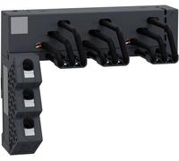 Schneider Electric GV2G3LA Système de rails triphasés, 63A, 3 points de sortie, alimentation gauche, distance de 45 mm Système de