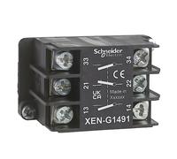Schneider Electric Bloc contact à rappel XENG1191 1 NF, 2 NO montage frontal Nouveau