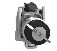 Schneider Electric Interrupteur à clé Harmony XB4 XB4BG41 – 2 positions Ø22 1F vis étrier