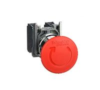 Schneider Electric - Bouton-poussoir Harmony XB4 - Arrêt d'Urgence 1F+1O Ø40 P-T G