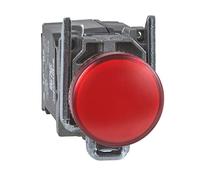 Schneider Electric - Harmony XB4 - voyant lumineux DEL - Ø22 - rouge - 230V - vis étrier - XB4BVM4