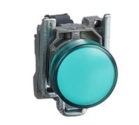 Schneider Electric - Harmony XB4 - voyant lumineux DEL - Ø22 - vert - 24V - vis étrier - XB4BVB3