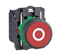 Schneider Electric Bouton poussoir impulsion Harmony XB5 Ø22 marqué rouge 1O XB5AA4322