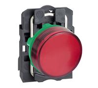 Schneider Electric - Harmony XB5 - voyant lumineux DEL - Ø22 - rouge - 24V - vis étrier - XB5AVB4
