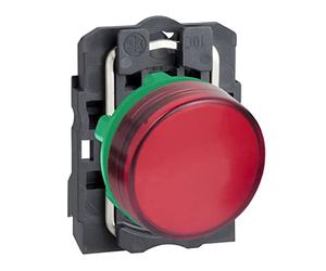 Schneider Electric - Harmony XB5 - voyant lumineux DEL - Ø22 - rouge - 24V - vis étrier - XB5AVB4