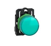 Schneider Electric Voyant lumineux DEL Harmony XB5 Ø22 Vert 230 V AC Vis étrier XB5AVM3