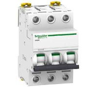 disjoncteur schneider ic60h - 3 pôles - 32 ampères - courbe c - schneider electric a9f87332