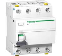 Schneider Electric Interrupteur différentiel iID, 4P, 100A , 100mA, type A A9Z22491