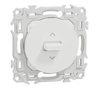 Schneider Electric Interrupteur ou poussoir volet roulant Odace II 3 positions à levier Blanc