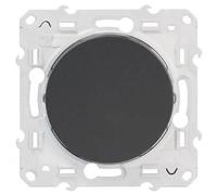 SCHNEIDER ELECTRIC Interrupteur poussoir Odace anthracite