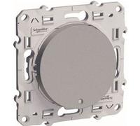 Schneider Electric - Interrupteur va-et-vient + voyant LED - aluminium - Odace - Schneider G
