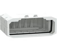 Schneider Electric ITSC400GS42CIE Terminaison finale, I-Line Track 250 et 400A, côté droit, IP42 Connecteur d'extrémité blanc
