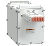 Schneider Electric ITSC630GS42BI0500E Boîtier d'alimentation finale, I-Line Track, 630A, cuivre, 3L+N+PE (PE 50%CU), IP42