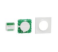 Schneider Electric - Kit Odace SFSP actionneur micro + Interrupteur + plaque style blanc - S520192K