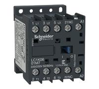 Schneider Electric Lc1 K1201 V7 Contacteur 12 A 400 V, Tesys K Contacteur - 3P (3 NO) - AC-3 - < = 440 V 12 A - 400 V AC Coil