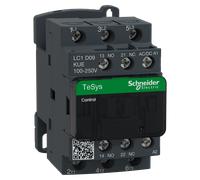 Contacteur de puissance APC Schneider 3 pôles LC1D09KUE 1F+1R 4 kW 400 V AC3 9 A 100-250 V CA/CC