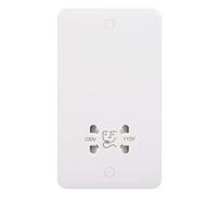 Schneider Electric Lisse Prise pour rasoir, double tension, 115/230 V, GGBL7090S, Blanc, moulé