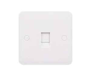 Schneider Electric Lisse White Moulded GGBL7071C6S Prise de données unique CAT-6 RJ45 Blanc