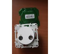 SCHNEIDER ELECTRIC lot de 5 Prises Odace TV/FM Blanc Sans Plaque - S520451