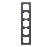 Schneider Electric MEG4050-3614 Cadre 5 Plis Anthracite M-Pure Gris Anthracite