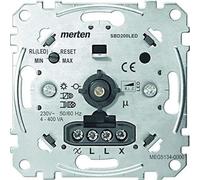 Schneider Electric Merten MEG5134-0000 Variateur encastré Adapté pour Ampoule: Ampoule électrique, Lampe halogène, Lampe LED Aluminium