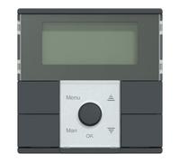 Schneider Electric Merten MEG5754-0414 Module minuterie hebdomadaire numérique encastré pour l'intérieur avec Interrupteur, Anthracite, système M