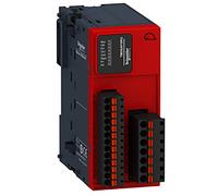 Module de sécurité Schneider Electric, Modicon TM3, PLe / Cat. 4 / SIL 3, 1 fonction, 24 VCC, bornes à ressort TM3SAF5RG