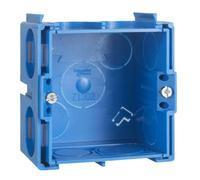 Modulo - Boîte Carrée à Sceller - 1 Poste - Profondeur 40mm - Alb71301 - Schneider Electric