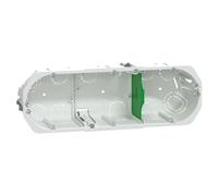 Schneider Electric - Multifix - boîte d'encastrement - Ø 67mm - prof 50mm - 3 postes entraxe 71 mm - IMT35935