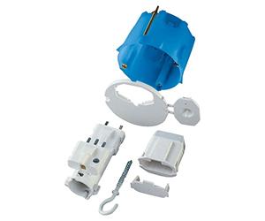Schneider Electric - Multifix D oîte de centre avec coll, couv. non affl, connect, fiche - ALB71837
