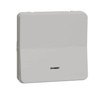 Schneider Electric – Bouton poussoir porte-étiquette Mureva Styl MUR39129 – composable IP55 IK08 blanc
