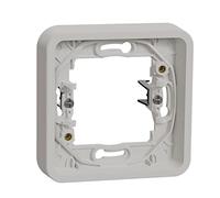 Schneider Electric - Mureva Styl - Cadre 1 poste à griffes - encastré - IP55 - IK08 - blanc - MUR39108